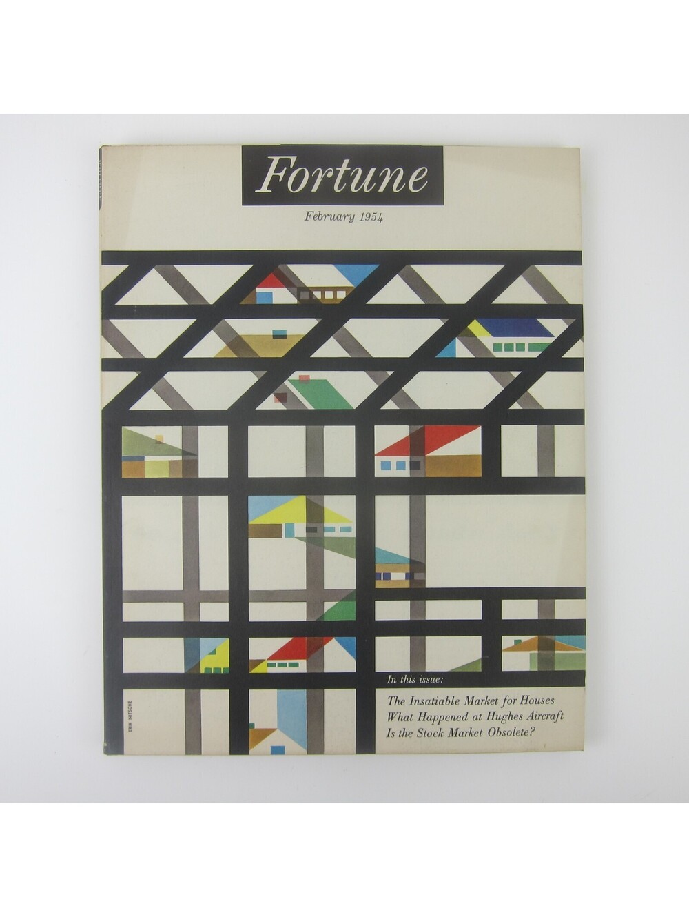 Vintage FORTUNE Magazine February 1954 Housing Lykes of Florida Hughes Aircraft